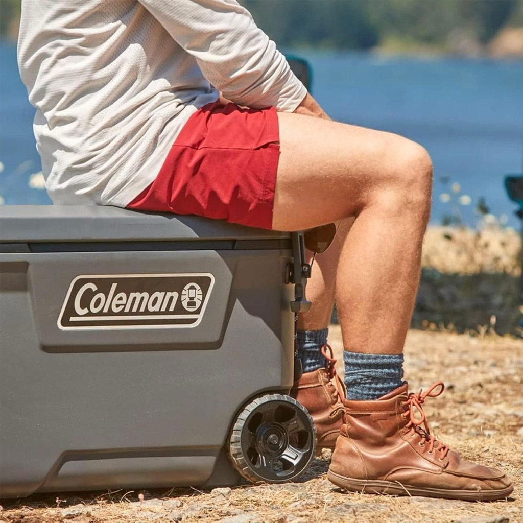 ถังน้ำแข็งColeman Convoy Series 65-Quart Cooler Portable Cooler ออกแบบมาให้เคลื่อนย้ายง่าย ราคา ถูกที่สุด ดีลบีเคเค แกลเลอรีภาพที่ 5