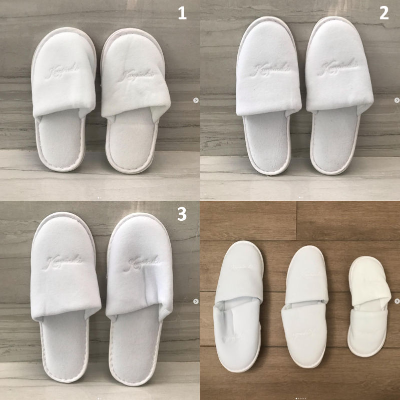รองเท้า Slipper สลิปเปอร์ size เด็ก ใหญ่ ใหญ่พิเศษ แบรนด์ โรงแรม Siam Kempinski ของแท้ สำหรับใส่ที่ทำงาน อยู่บ้าน ออฟฟิส