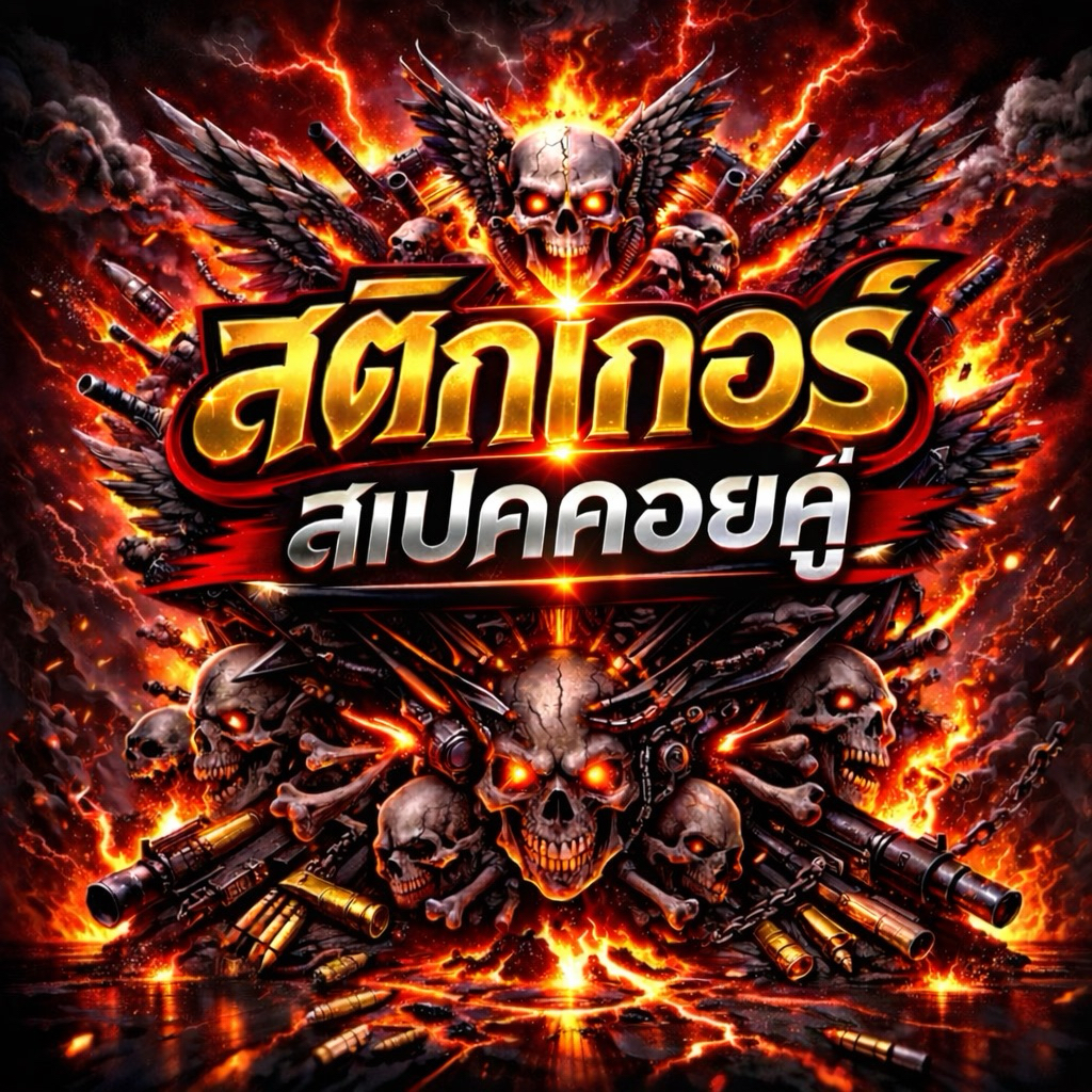 สติกเกอร์คอยคู่ 2ชิ้น