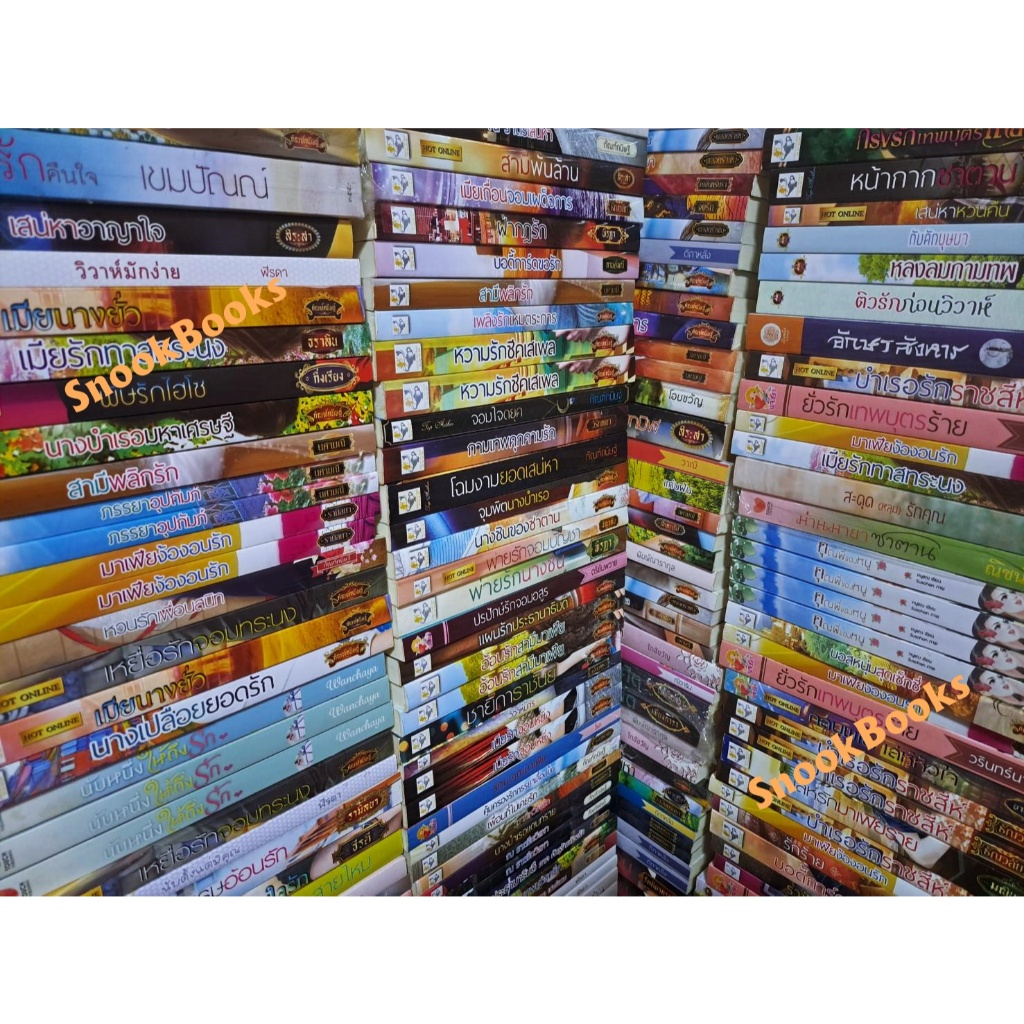 หนังสือมีตำหนิลดราคาถูก (นิยายไทย) พรรณารา กานต์มณี กัณฑ์กนิษฐ์ ฬีรดา นศามณี ฯลฯ ( ชุด 2)