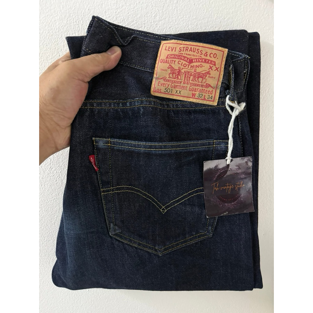 Levi’s 501xx bigE ริมแดง LVC 1955 Made in Japan , Size W32 L34 (ขนาดจริงดูตรงรายละเอียดสินค้า)