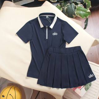 พร้อมส่ง! ชุดตีกอล์ฟผู้หญิง เสือแขนสั้น กระโปรงมีซับในขาสั้น…