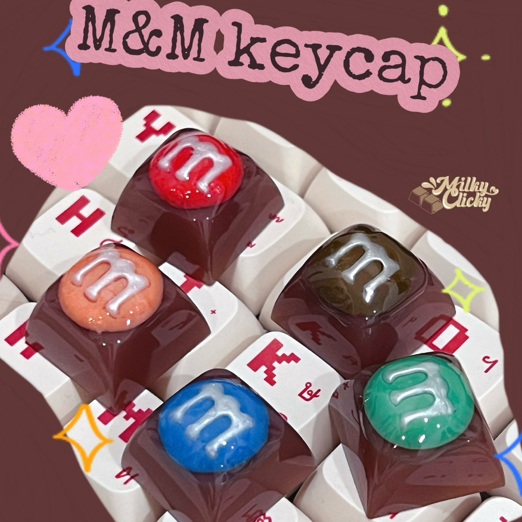 M&M mechanical keycap คีย์แคปเอ็มแอนด์เอ็ม🍫 [คีย์แคปเมคานิคอล]