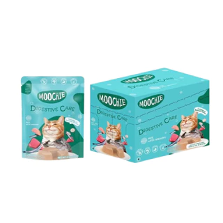 Moochie อาหารเปียกแมว สูตร Complete & Balanced 1กล่อง(12ซอง) สูตรสารอาหารครบถ้วน 70g.