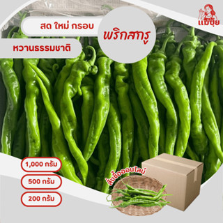 พริกหยวกจีน(พริกสกรู) #แม่ปุ้ย หอมอร่อย ไม่ทานเผ็ดทานได้