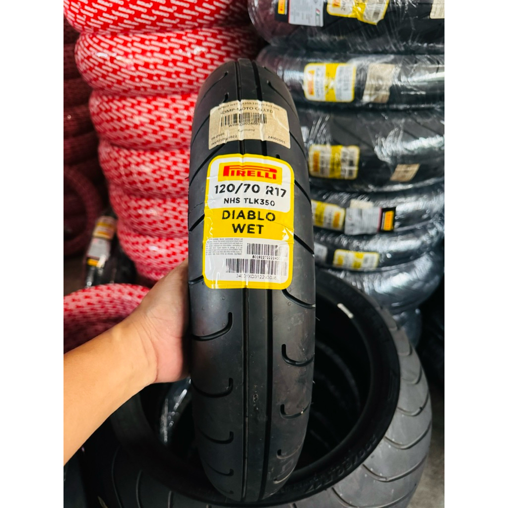 โปรโมชั่น ยางใหม่ มือ1 Pirelli Diablo Wet 🇮🇹 120/70/17 ยางคุณภาพสูงสุด