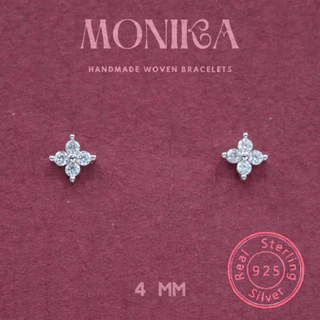 [ต่างหูเงินแท้ 92.5% ]Monika - Minimal Earrings(ดูขนาดก่อนสั่งซื้อ)