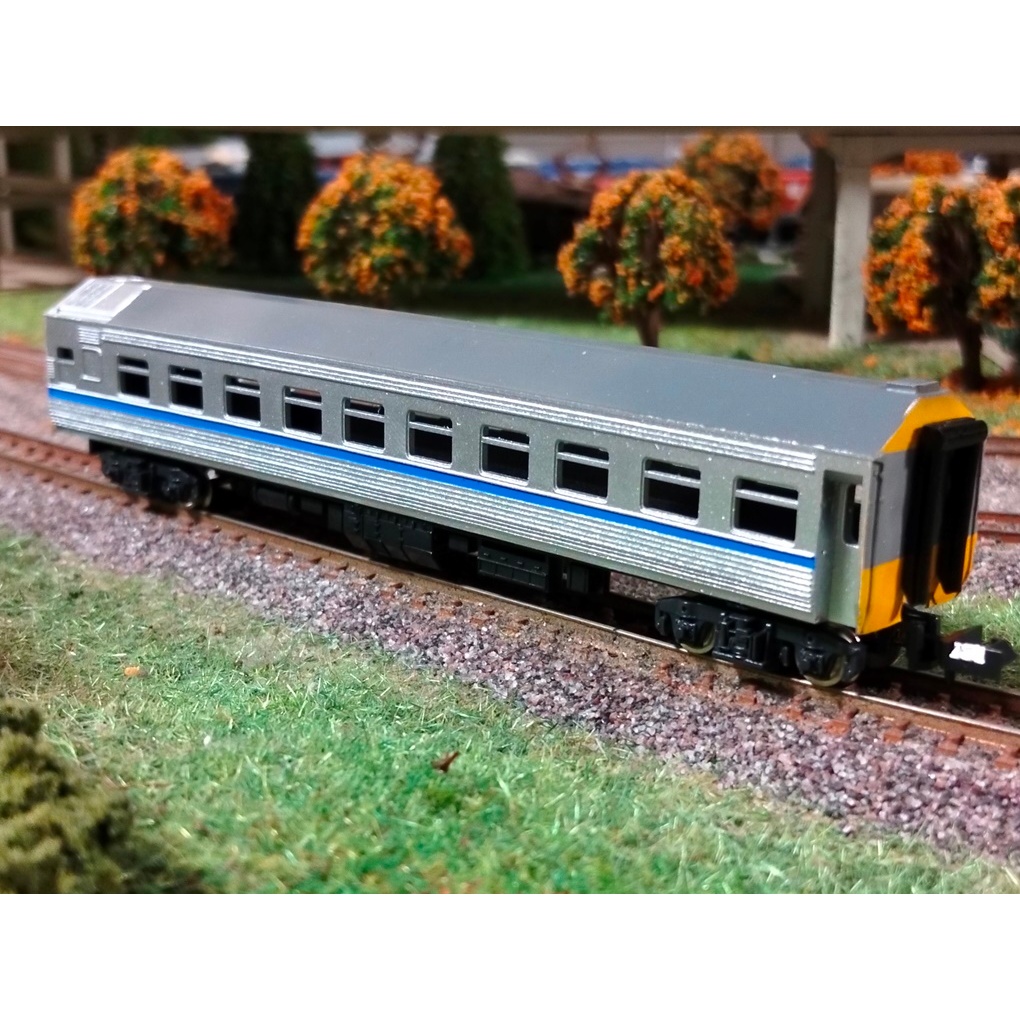 โมเดลรถไฟไทย N scale โมเดลตู้โดยสาร โมเดล รถไฟไทย ตู้นอน ปรับอากาศชั้น 2 ตู้โดยสารชั้น2 ตู้โดยสารรถไ