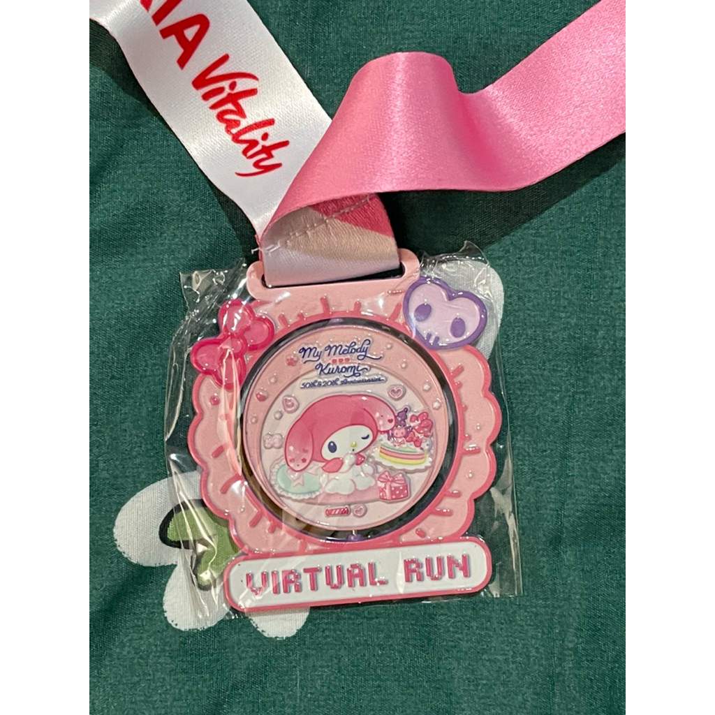 เหรียญ Virtual Run - My Melody Kuromi