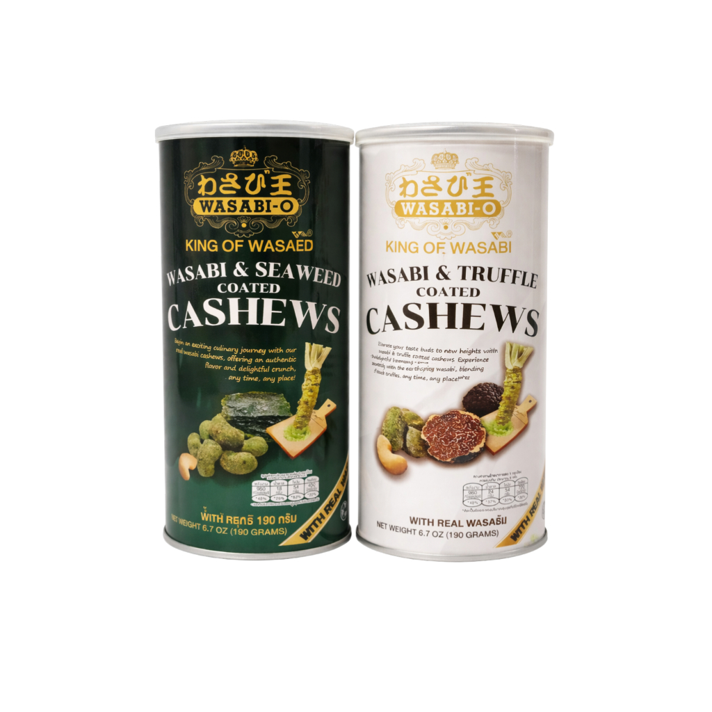 Wasabi & Seaweed Coated Cashews&Truffle วาซาบิถั่ว สาหร่าย&ทรัฟเฟิล