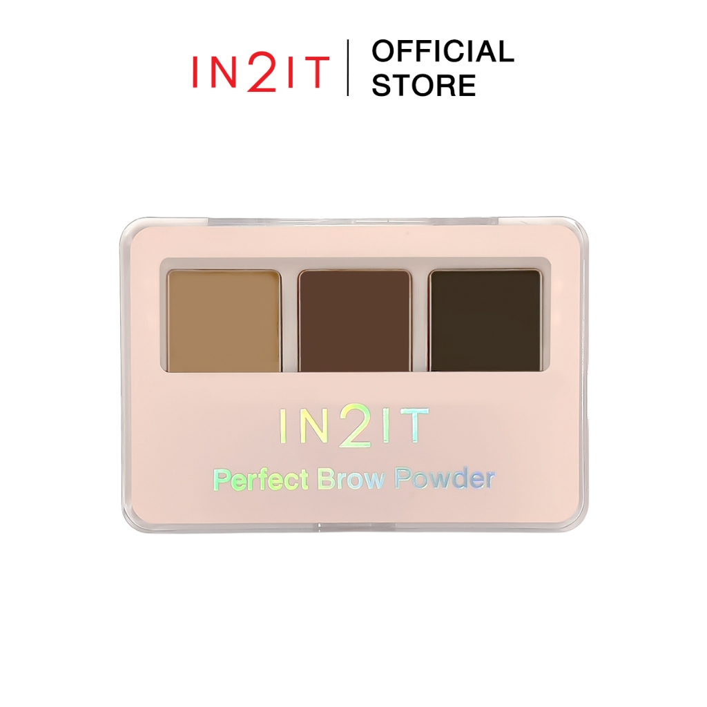 IN2IT Perfect Brow Powder - พาเลทเขียนคิ้ว เนื้อฝุ่น 3 in 1 (PBP)