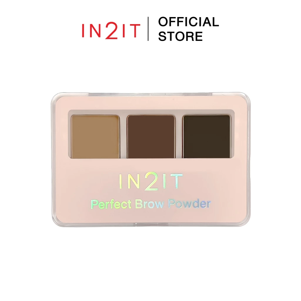 IN2IT Perfect Brow Powder - พาเลทเขียนคิ้ว เนื้อฝุ่น 3 in 1 (PBP)