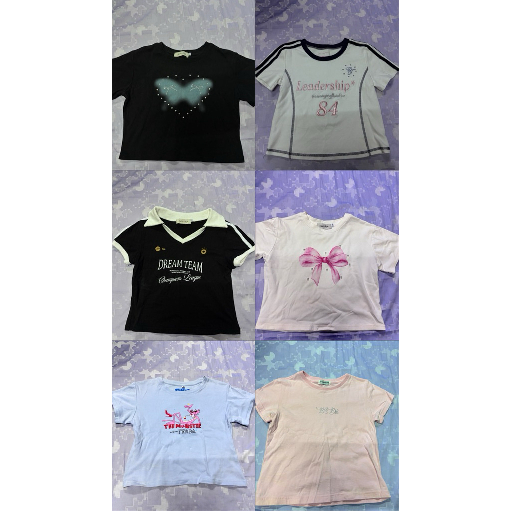 เสื้อbaby tee stylists / sistersfabric / cintage มือสองสภาพดี