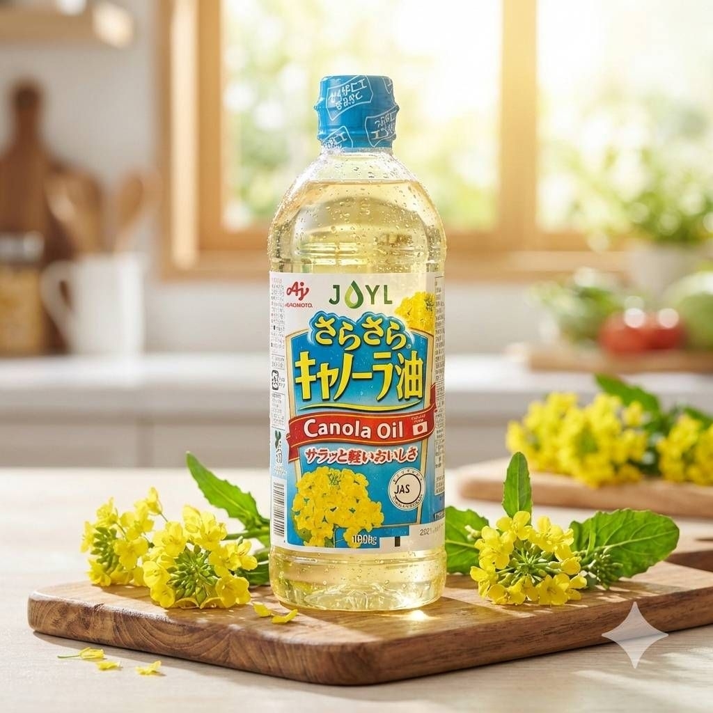 [Made​ in​ Japan]​ Ajinomoto​ Sarasara​ Canoli Oil​ น้ำมันคาโนล่าผ่านกรรมวิธี​ 1087ml