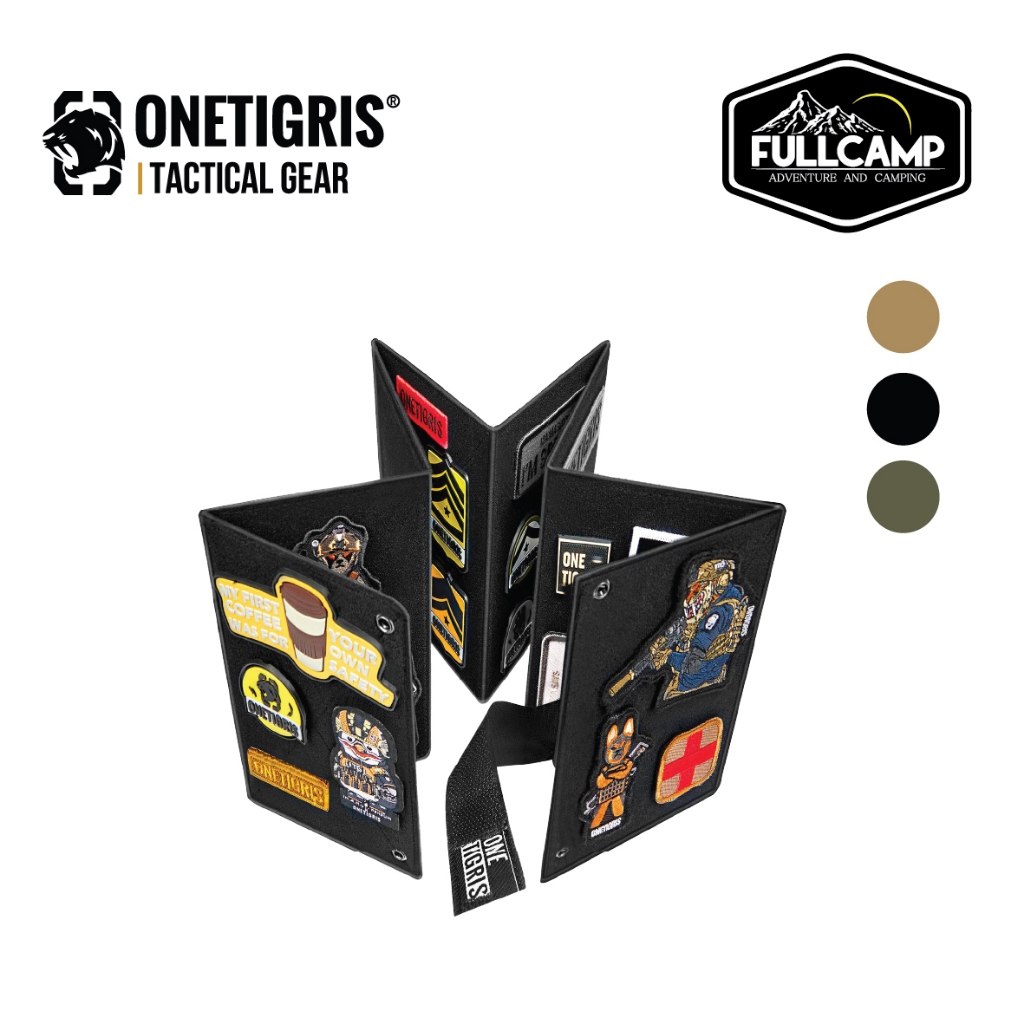 OneTigris Patch Display 02 แผ่นจัดเก็บ Patch ผ่นติด Patch แผ่นตีนตุ๊กแกสะสม ของสะสม  (ไม่แถมPatch)