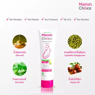 Mama's Choice (โปร1แถม1) ทำความสะอาดจุดซ่อนเร้น และครีมบำรุงผิวแตกลาย | (1free1) Feminine Wash & Stretch Mark Cream