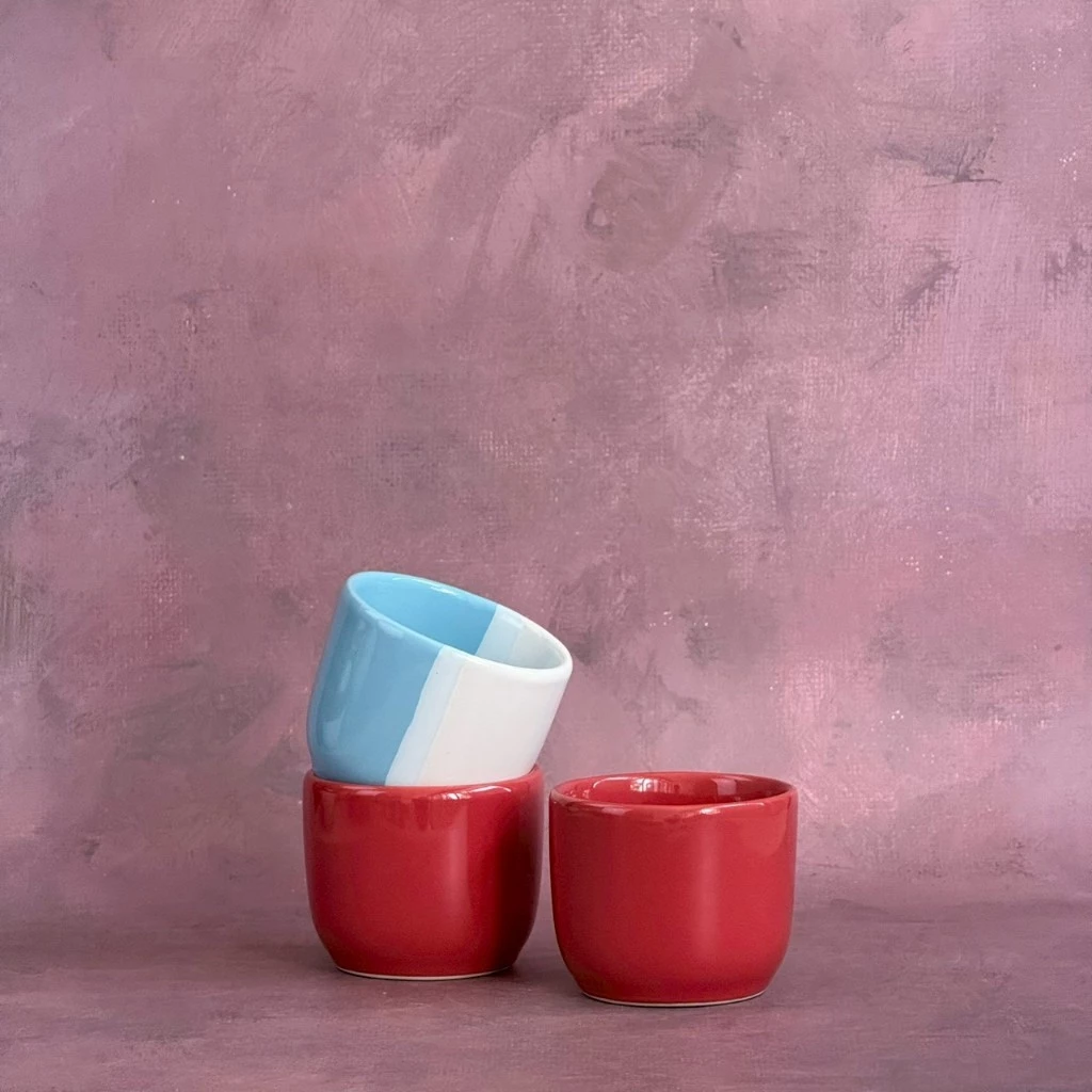 แก้วชา แก้วเซรามิค ความจุ 150 ml Mug Cup Without Handl - AT1CERAMIC