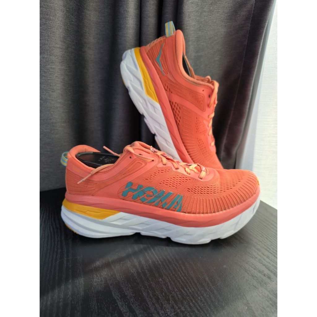 Used Hoka bondi7 รองเท้าวิ่งมือสอง รองเท้ามือสองของแท้