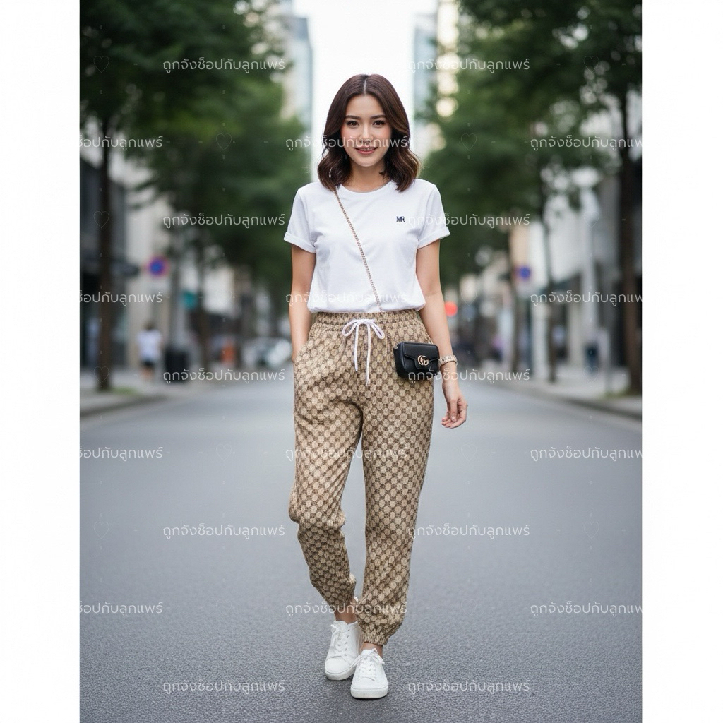 #พร้อมส่ง 🤎 สวยจึ้งมาเอฟค่าา ชุดเซ็ทเสื้อคัตตอนบีกางเกงผ้าเกร็ดปลา ผ้าดี ตรงปก ใส่งานคุ้มๆ ไปค่า ✨🪾