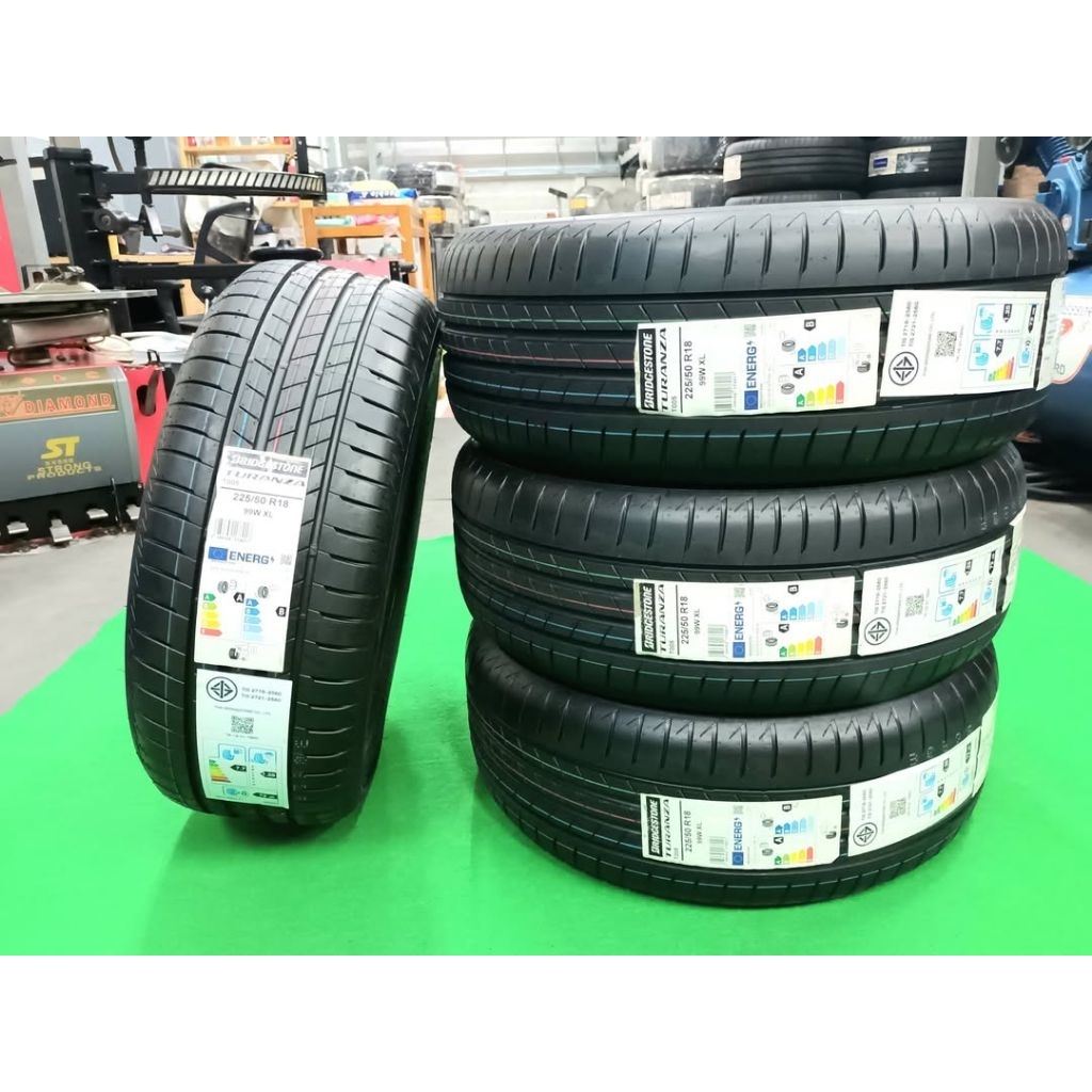ยางใหม่ค้างปี 225/50R18 Bridgestone Turanza T005 ผลิตต้นปี 2025 (0125) ประกันบวม 2 ปี ส่งฟรีมีปลายทา