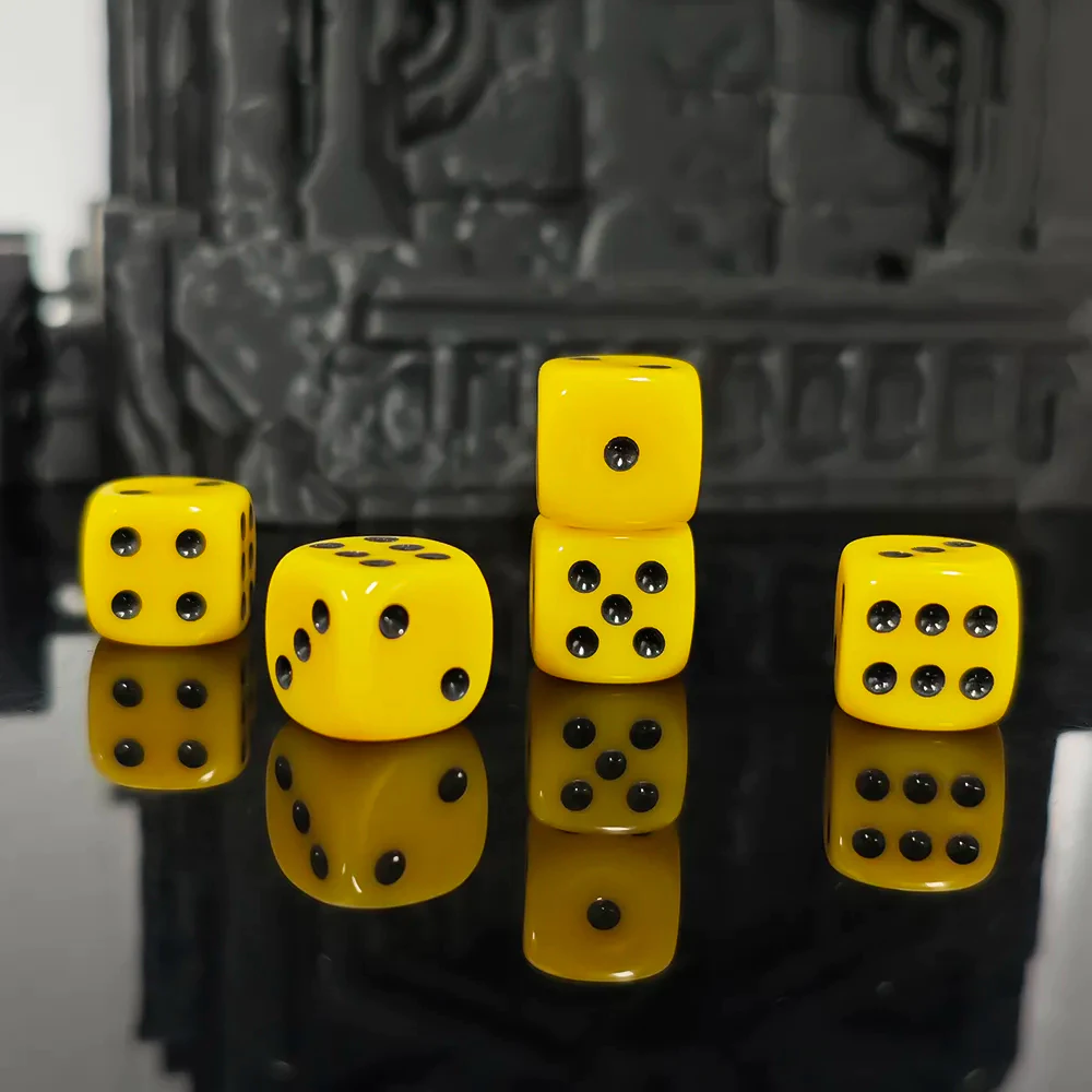 ลูกเต๋า D6 DOT 12 mm. 1ลูก(1die) | ลูกเต๋า Dice For DnD D&D MTG RPG TRPG เกมกระดาน บอร์ดเกม Game ไพ่ทาโรต์ Magic เมจิก thumbnail 7