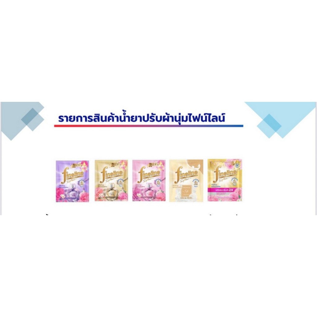 น้ำยาปรับผ้านุ่มไฟน์ไลน์ ซองเล็ก 20 มล. fineline