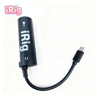พร้อมส่ง iRig AmpliTube Effect Guitar อุปกรณ์เพิ่มเอฟเฟคเสียงต่อกีต้าร์ กับ iPhone Type-c black