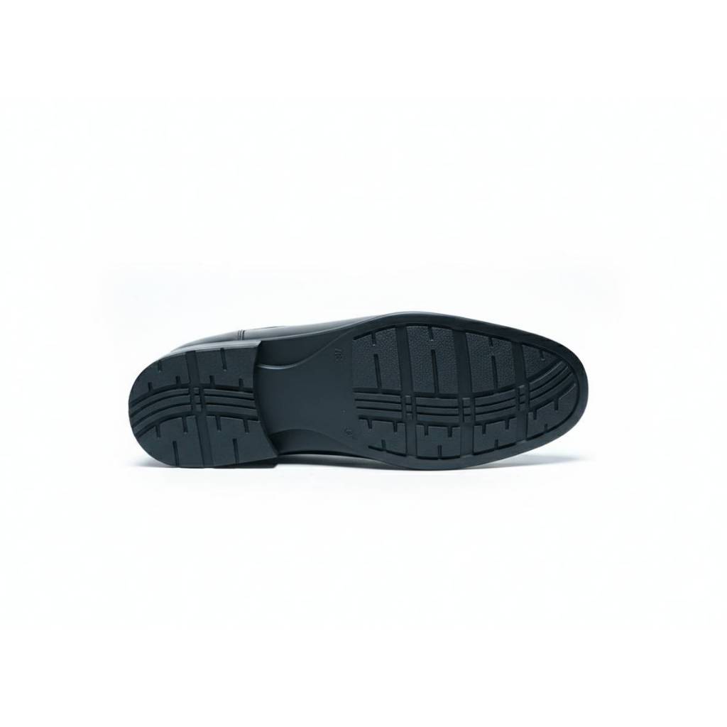HEAVY SHOES حذاء جلد بقري برباط VB8173 — أسود — صورة 4
