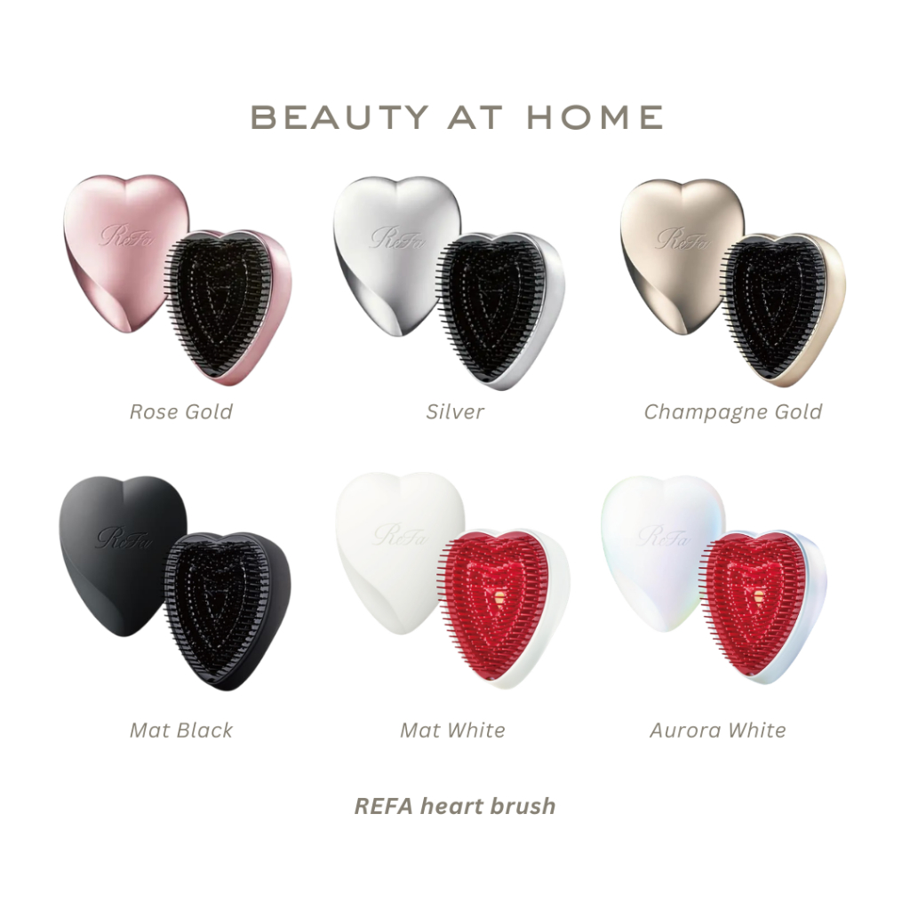 *พร้อมส่ง* REFA Heart Brush (CHOOSE ONE COLOR)