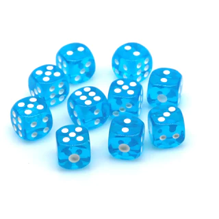 ลูกเต๋า D6 DOT 12mm. 1 ลูก(1die) | ลูกเต๋า Dice For DnD D&D MTG RPG TRPG เกมกระดาน บอร์ดเกม Game ไพ่ทาโรต์ Magic เมจิก