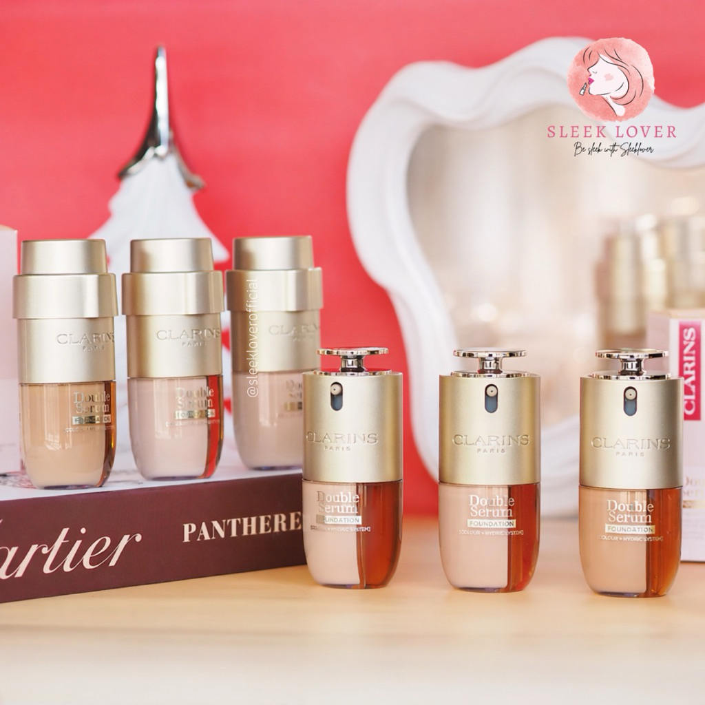 [เหลือ 1,560-. เก็บโค้ดทักแชท]🔻พร้อมส่ง&แท้🔻 CLARINS Double Serum Foundation ขนาด 30 ml.