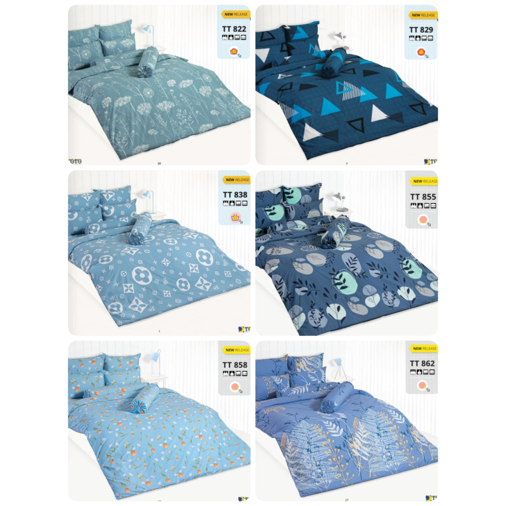 ผ้าปูที่นอน 3.5 ฟุต/5 ฟุต/ 6 ฟุต TOTO ลายทั่วไป​