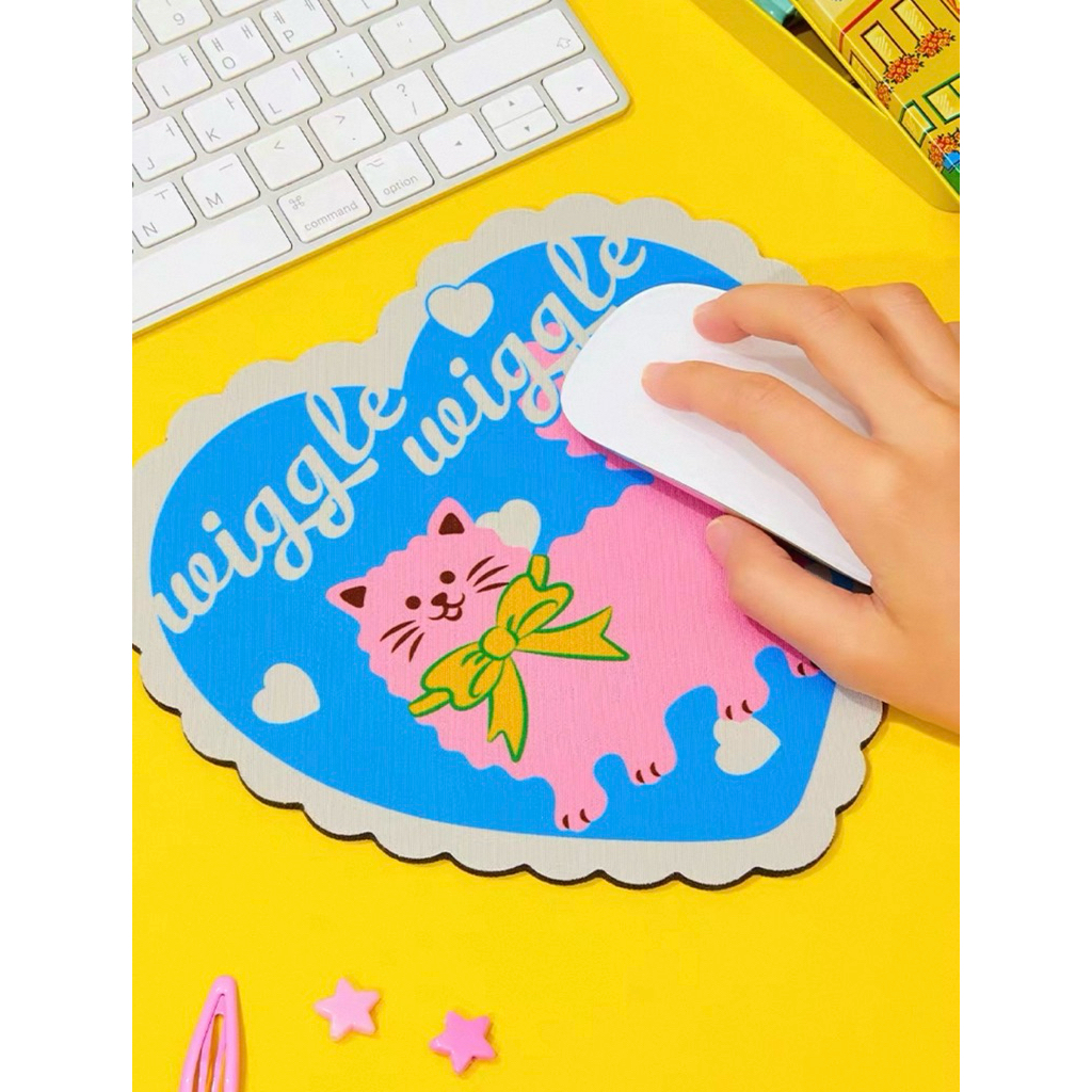 ขายดี   พร้อมส่ง Wiggle Wiggle แท้ 100% ราคาถูกที่สุด แผ่นรองเมาส์ Mouse Pad น่ารัก ตกแต่งบนโต๊ะคอม น่ารักสุดคิ้ว ราคา ถูกที่สุด ดีลบีเคเค แกลเลอรีภาพที่ 7