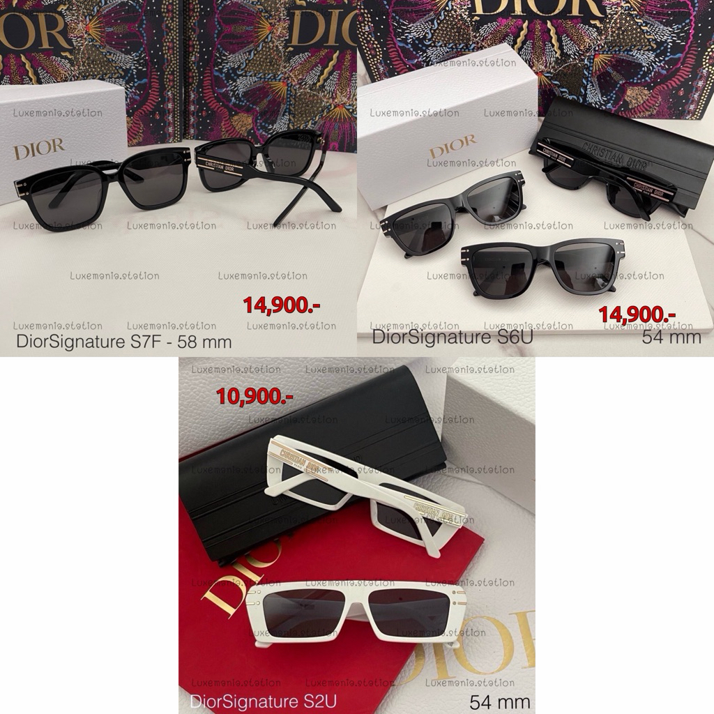 🇹🇭👜[พร้อมส่ง]: Dior Sunglasses DiorSignature S7F / S6U / S2U / B8U‼️ก่อนกดสั่งรบกวนทักมาเช็คสต๊อคก่อ