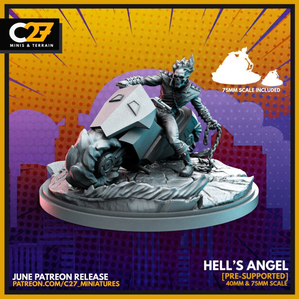SuperHero Red Vol.3 : Character : Miniature Resin โมเดลบอร์ดเกม ผลิตตามสั่ง DnD Tabletop