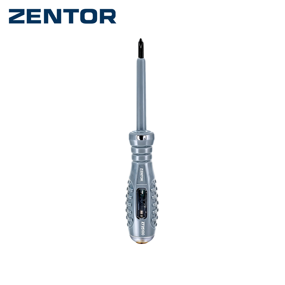 Zentor ไขควงวัดไฟ ไขควงเช็คไฟ ไขควงลองไฟ ปากแบน ปากแฉก 100–500V ใช้งานง่าย แม่นยำ Voltage Tester