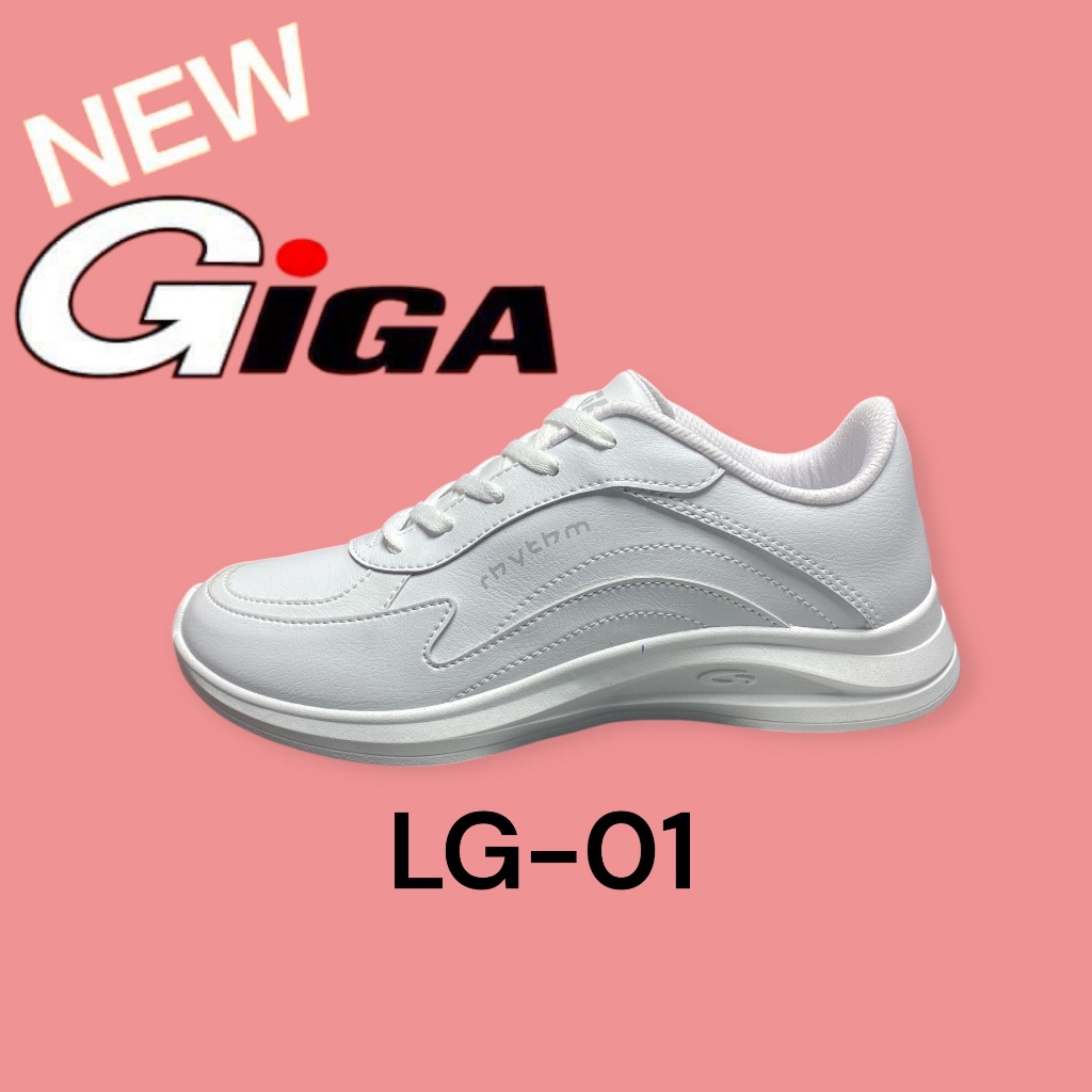 รองเท้าวอมร์ขาวGIGAรุ่นLG-01สีขาวsize36-41รอเท้าพละทั่วไป