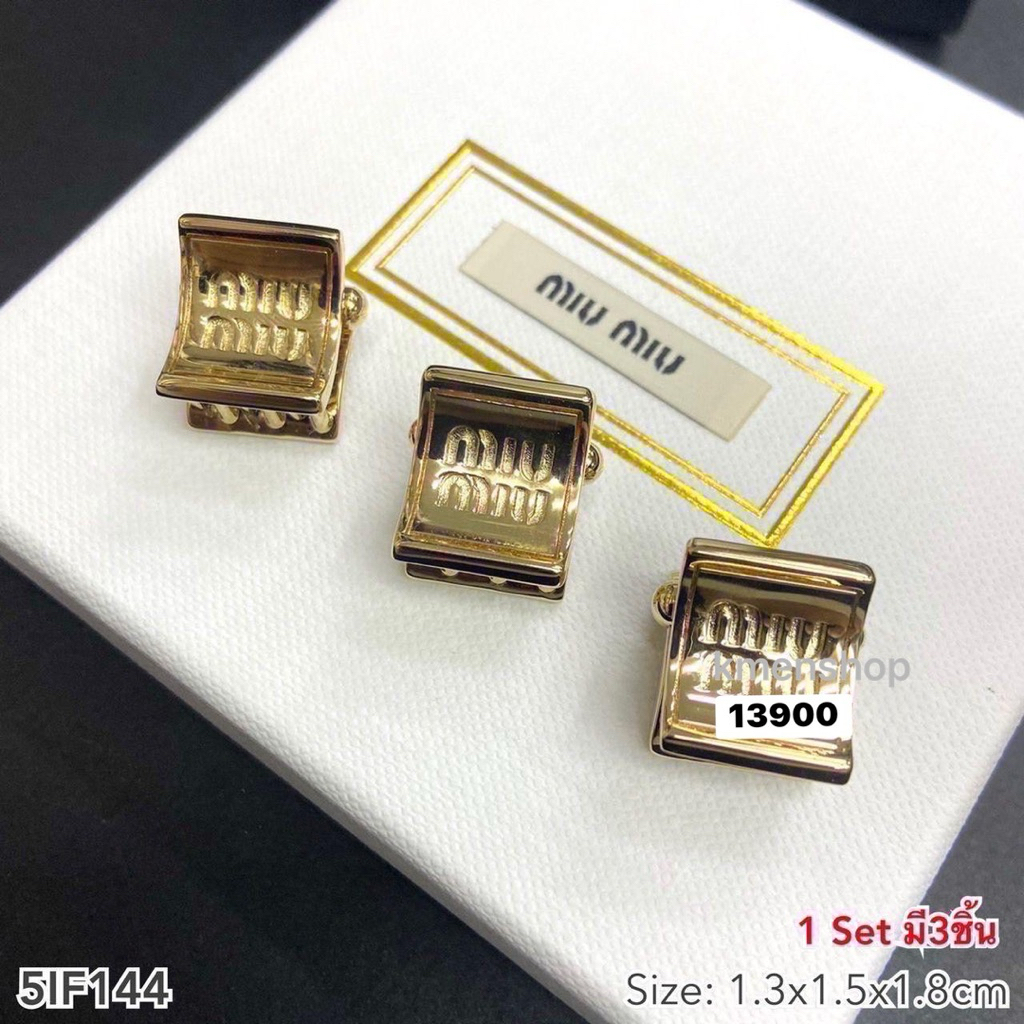 new กิ๊บติดผม  miumiu พร้อมส่ง