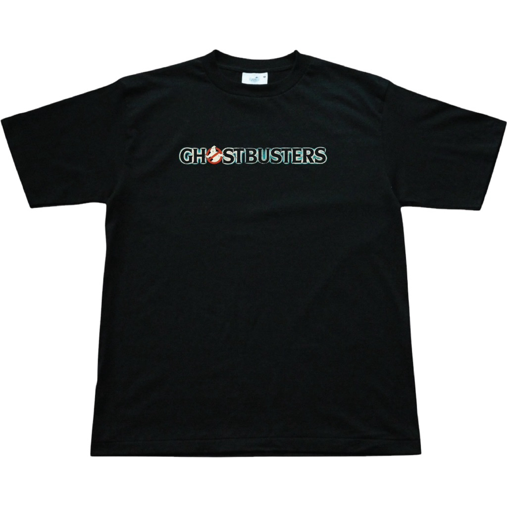 เสื้อยืดคอฟิต รุ่น Ghost Busters สีดำ/สีเฟดดำ