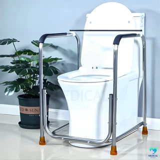 ราวจับกันลื่นครอบชักโครก Toilet Safety fame ที่จับกันลื่น สแตนเลสอย่างดี พร้อมส่ง