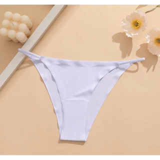 PrettyLady Shop（108）กางเกงชั้นในผ้าไหมน้ำแข็งสำหรับผู้หญิง แบบไม่มีรอยต่อ ใส่สบาย