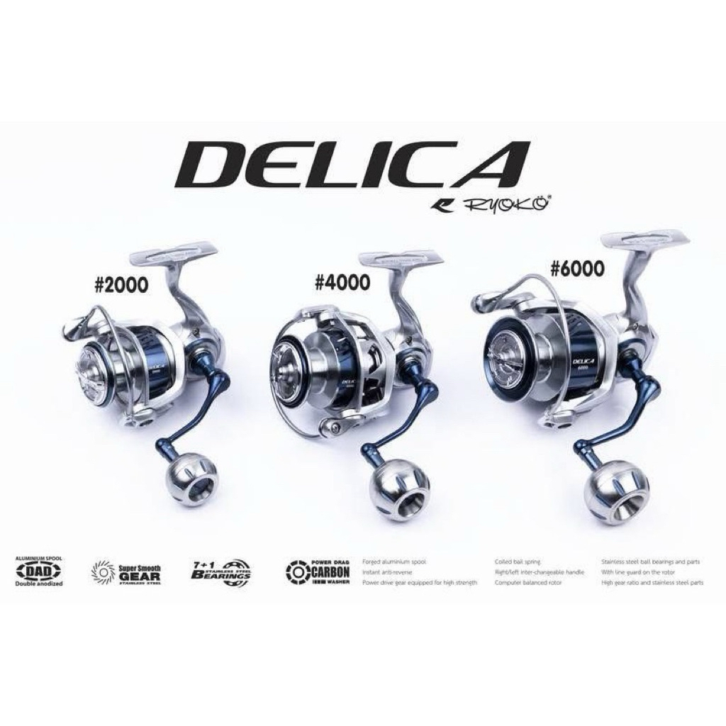 RYOKO DELICA มีถุงรอกให้ รอกสปินนิ่ง 2026 Series เรียวโก๊ะ เดลิก้า ใหม่