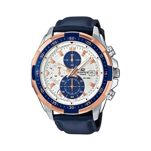 Edifice นาฬิกาข้อมือผู้ชาย สายหนัง รุ่น EFR-539L,EFR-539L-7C