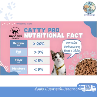 Catty Pro อาหารแมว แคทตี้โปร ขนาด 7 kg รสแซลมอนเทอริยากิ