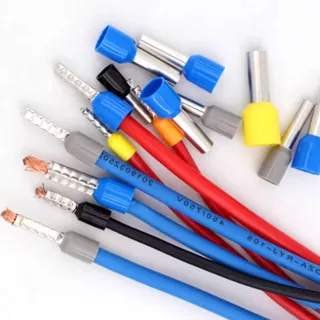 E10-12 หางปลาเข็ม คอร์ดเอ็น ขนาด 10.0 ตร.มม. ทองเหลือง (Cord End terminal Size : 10.0 sq.mm. Copper/Brass)