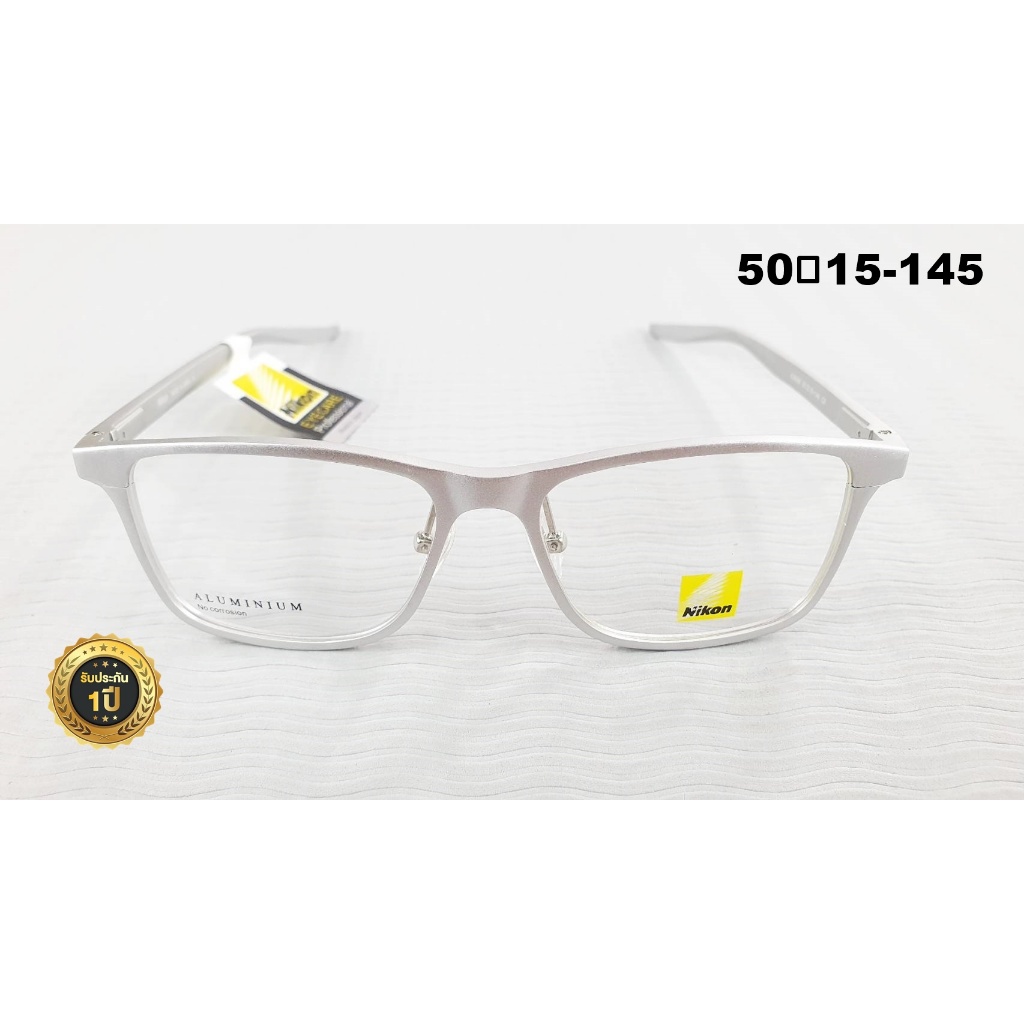กรอบแว่นตาแท้Nikon cx6326(กรอบสีบรอนซ์)กรอบสำหรับตัดแว่นสายตาพร้อมใบรับประกัน