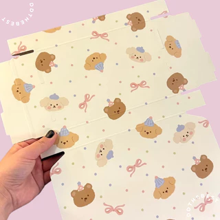 กล่องของขวัญน่ารัก กล่องหูช้าง กล่องพัสดุ | พร้อมส่งจากไทย 🇹🇭 | DOGGY AND BEAR