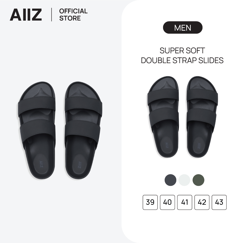 AIIZ รองเท้าแตะสายคู่ นุ่มพิเศษ