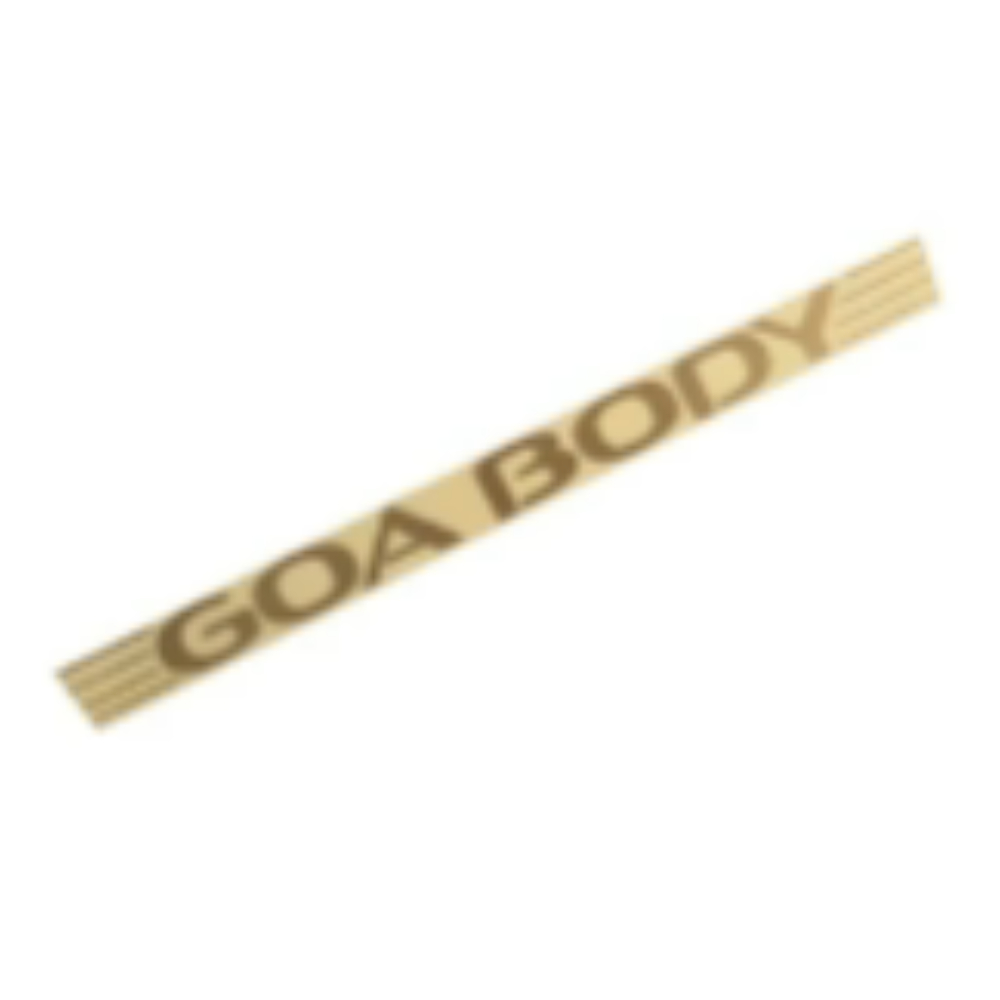 #งานใหม่  สติ๊กเกอร์  รถยนต์  “GOA BODY” (75363-YE010)  แท้งานศูนย์100% TOYOTA