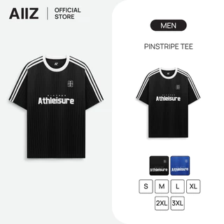 AIIZ เสื้อแอคทีฟผู้ชายคอกลมแขนสั้น AIIZ Men's Pinstripe Tee
